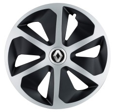 Set 4 capace roti Roco Gri-Negru R17 pentru gama auto Renault