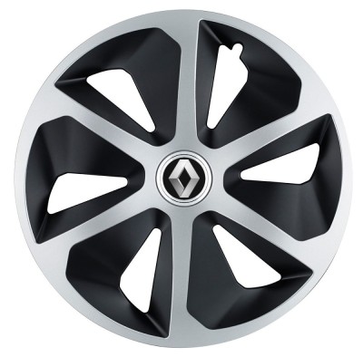 Set 4 capace roti Roco Gri-Negru R17 pentru gama auto Renault foto