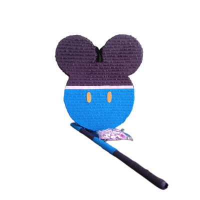 Pinata personalizata model Mickey Mouse, 45 cm, albastru+negru foto