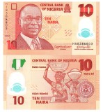 Nigeria 10 Naira 2024 P-39 Polimer UNC