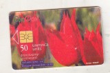 bnk card Cartele telefonice - Bulgaria - Bulfon - Flori - Tulipa Rhodopaea (2)