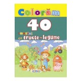 Coloram 40 de imagini cu fructe si legume