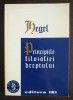 Hegel - Principiile Filosofiei Dreptului (1996) IRI Bucuresti, 335 p.