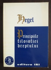 Hegel - Principiile filosofiei dreptului (1996)
