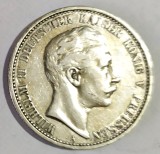 Moneda Argint Germania Prusia 2 Marci 1906 VF+++ Argint. Prussia Colectie Numismatica