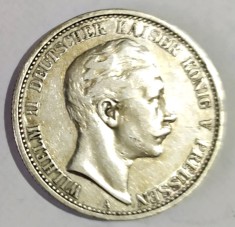 GERMANIA PRUSIA PRUSSIA 2 MARCI 1906 ARGINT VF+++