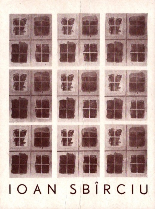 A3212N Ioan Sb&icirc;rciu, expoziție de artă, 1980, Cluj-Napoca
