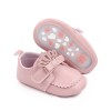 Pantofiori roz pudra cu fundita si coronita (Marime Disponibila: 0-3 luni), Superbaby