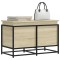 vidaXL Cutie depozitare stejar sonoma 80x40x51,5 cm lemn prelucrat 848800