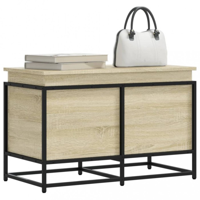 Gossi cutie depozitare stejar sonoma 80x40x51,5 cm lemn prelucrat