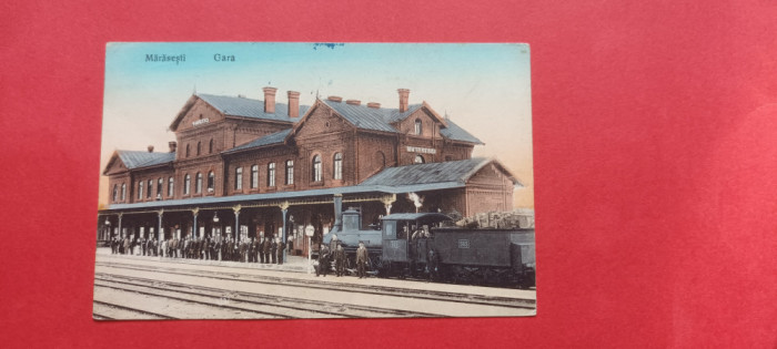 Vrancea Marasesti Gara Railway Station Bahnhof
