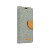 Husa LENOVO A6000 - Canvas Book (Gri), Piele Ecologica
