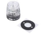 Semnalizator luminos PATLITE alb LED, lumina continua, 24V DC, IP65, seria NE-A