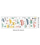 Sticker autocolant perete, masinute, rezistent, detasabil, reutilizabil, 52x70