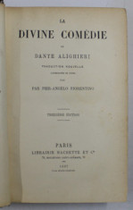 LA DIVINE COMEDIE DE DANTE ALIGHERI , 1887, COTORUL INTARIT CU PIELE * foto