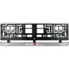 Set 2 Suport Numar Inmatriculare Argintiu S-Line Audi, Universal, Fixare Sigura, Durabil