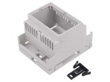 Carcasă pentru șină DIN gri deschis 90x71x58mm