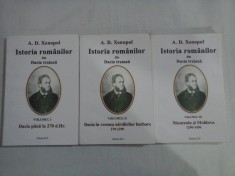ISTORIA ROMANILOR DIN DACIA TRAIANA (3 VOLUME): VOLUMUL I - PACIA PANA LA 270 D. HR., VOLUMUL II - DACIA IN VREMEA NAVALIRILOR BARBARE 270-1