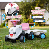 Tractor pentru copii cu remorca roz FK 206B, Falk