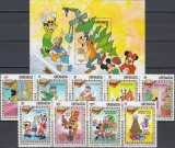 Grenada 1983 - Disney, Crăciun, serie si colita neuzata