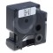 Bandă Albă 12mm 5,5m cu Scris Negru