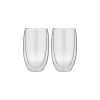 Set 2 Pahare Termorezistente Ceai/Latte Forever 400ml, Pereti Dubli, Sticla Borosilicata, Termice, Compatibil Masina de Spalat Vase