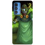 Husa compatibila cu Motorola Edge 20 Lite model The lich adventure time, Silicon, TPU, Viceversa, Transparent, Carcasa