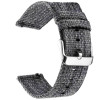 Curea material textil, compatibila cu Basis Peak, Telescoape QR, 22mm, Grainsboro Gray, Very Dream
