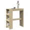 Gossi masa bar cu rafturi stejar sonoma 90x40x103,5 cm lemn prelucrat