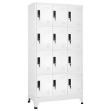 Cumpara ieftin Fiset, alb, 90x45x180 cm, otel