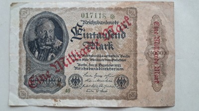 1billion mark 1922 sO17118 circ foto