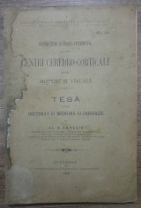 Teza de doctorat a lui Alexandru Obregia cu dedicatia si semnatura acestuia/1888 foto