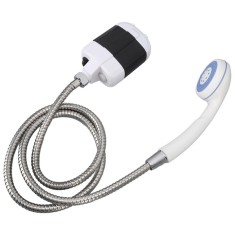 Dus portabil, 4-5l/min, Economisi apa, Lungime furtun 1,5 m, Poate fi folosit de 5 ori cand este complet incarcat, Vaxiuja, ABS, Alb/Negru