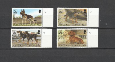 SOLOMON ISLANDS 1994 FAUNA ANIMALE DOMESTICE CAINI foto