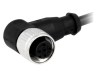 Conector M12 mufă mamă 4 pini unghi 90&deg; cablu 0,5m HARTING