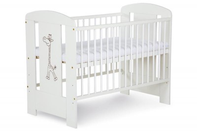 Patut SAFARI GIRAFFE ALB KLUPS Din lemn Pentru copii GreatGoods Plaything foto