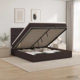 Cumpara ieftin Pat ottoman cu saltea Maro inchis 140 x 190 cm Tesatura