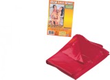 Cearsaf PVC Rosu Vinyl Love 158x227 cm - Protectie Impermeabila pentru Sex, Masaj Erotic, Jucarii Sex Shop