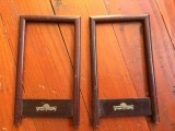 arta / design / vintage - Doua rame deosebite din lemn pentru fotografii sau diverse lucruri prima jumatate a secolului XX !