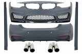 Pachet Exterior Complet BMW Seria 4 F32 F33 (2013-2019) M4 Design Coupe Cabrio cu Ornamente Evacuare ACS Design Performance AutoTuning