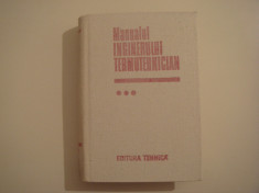 Manualul inginerului termotehnician vol. III - prof. dr. ing. I. GH. Carabogdan foto