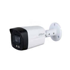 Camera de supraveghere Dahua, Full Color, 5 Megapixeli, Lumina Alba 40m, Lentila 2.8mm, HAC-HFW1509TLM-A-LED-0280B-S2 SafetyGuard Surveillance foto