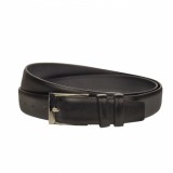 Curea barbati, casual-eleganta, din piele ecologica, latime 3.5 cm, negru - NB033