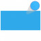 Folie dreptunghiulara pentru piscina din PE, 450 x 220, albastru