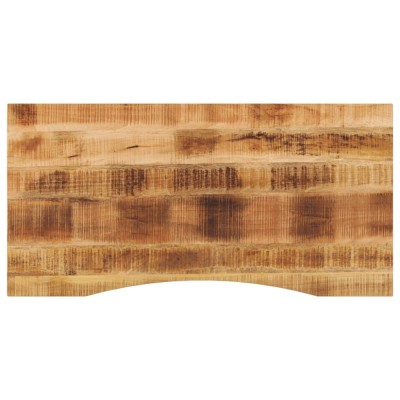 vidaXL Blat birou cu decupaj curbat 120x60x2,5 cm lemn masiv mango foto