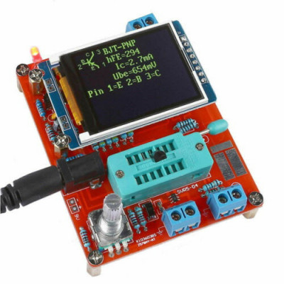 Tester componente ESR, LCR+Generator semnal LCD color ( kit sau montat ) ! foto