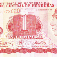 Bancnota Honduras 1 Lempira 2000 - P84a UNC