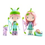 Figurine Tinyly Elfii Lily &amp; Sylvestre, Djeco