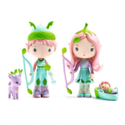 Figurine Tinyly Elfii Lily &amp;amp; Sylvestre, Djeco foto