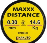 MONOFILAMENT MAXXX DISTANCE GALBEN FLUO NEON 1200M/0.20mm
